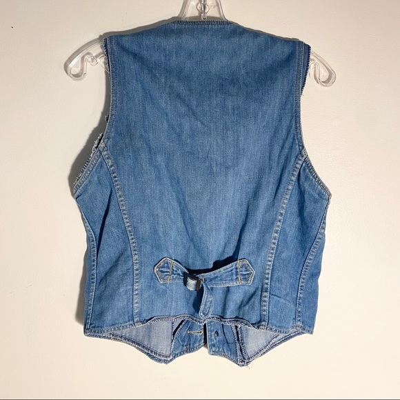 SOLD Denim vest - Picture 2 of 4